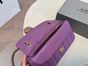 Coach Tabby Shoulder Purple Size 26x14x8CM - 5