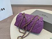 Coach Tabby Shoulder Purple Size 26x14x8CM - 4