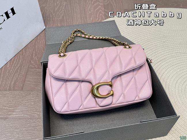 Coach Tabby Shoulder Pinks Size 26x14x8CM - 1