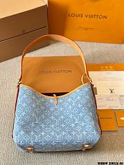 LV Carry Denim Blue Size 29 x 24 x 12 cm - 6