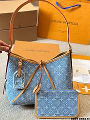 LV Carry Denim Blue Size 29 x 24 x 12 cm - 3