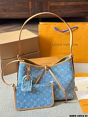 LV Carry Denim Blue Size 29 x 24 x 12 cm - 2