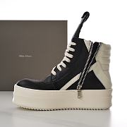 Rick Owens Mega Bumper Geobasket Black Milk RR02C7868-911 - 1