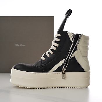 Rick Owens Mega Bumper Geobasket Black Milk RR02C7868-911