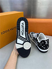 Louis Vuitton Trainer Black Monogram Textile - 4