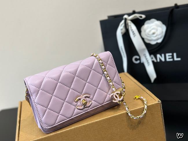 Chanel Mini WOC Purple Size 19x12x3cm - 1