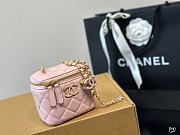 Chanel Pink Small Vanity with Chain 11x8x7CM - 1