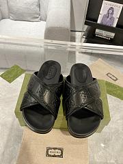 Gucci Men's Slide Sandal Black - 1