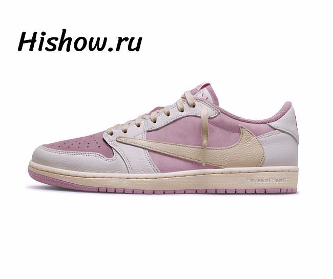 Air Jordan 1 Retro Low OG SP Travis Scott Pink DM7866-600 - 1