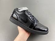 Air Jordan 1 Low SE Patent Elephant Black HJ7743-010 - 4