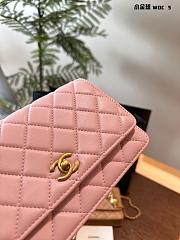 Chanel Mini WOC Round Pink Size 19x12x3CM - 4