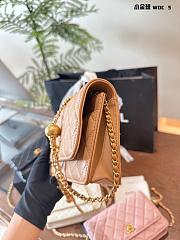 Chanel Mini WOC Round Orange Size 19x12x3CM - 4