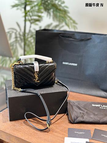 SAINT LAURENT HANDBAGS BLACK SIZE 18CM