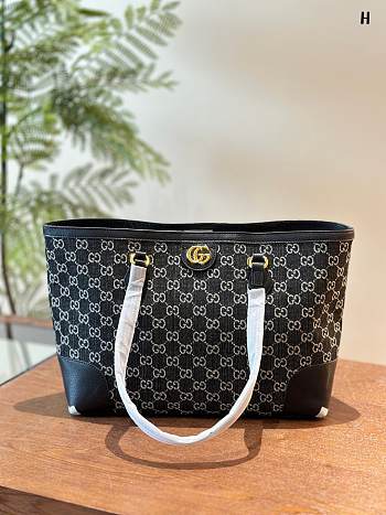 Gucci Ophidia Tote Dark Black Size 38×28×14CM