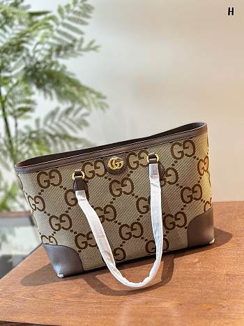 Gucci Ophidia Tote Beige Size 38×28×14CM