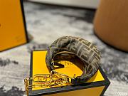 Fendi Graphy Mini Jacquard Hobo Bag Size 16x14x5CM - 2