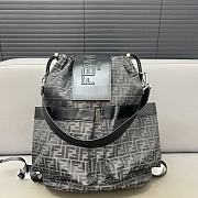 Fendi Strike Large FF Jacquard Fabric Backpack 46x25x40CM - 1