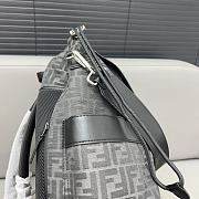 Fendi Strike Large FF Jacquard Fabric Backpack 46x25x40CM - 4