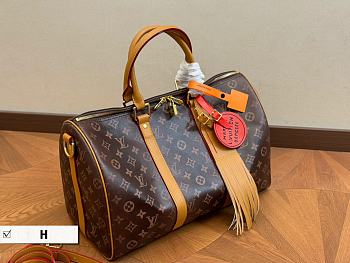 LV Monogram Canvas Soft Speedy Orange 30 Size Size 34 x 42 x 14 cm