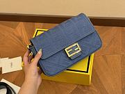 Fendi Super Premium Blue Crossbody Bag 26x13x6CM - 1