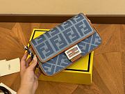 Fendi Super Premium Denim Blue Crossbody Bag 26x13x6CM - 1