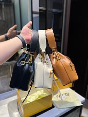 Fendi Mon Tresor Bucket White Bag Size 19x17x10CM - 3