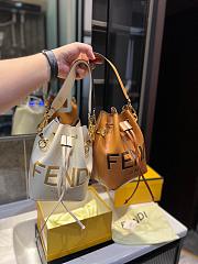 Fendi Mon Tresor Bucket White Bag Size 19x17x10CM - 4