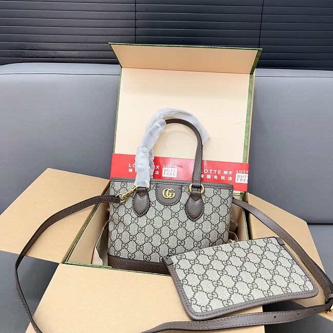 Gucci Mini Cabas Ophidia Beige Size 22x18x10cm - 1