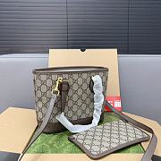 Gucci Mini Cabas Ophidia Beige Size 22x18x10cm - 5