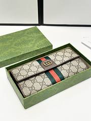 Gucci Ophidia Chain Wallet Beige Size 10x19x2cm - 1