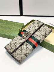 Gucci Ophidia Chain Wallet Beige Size 10x19x2cm - 4