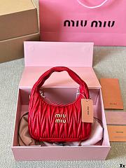 Miu Miu Hobo Mini Crossbody Red Bag 20CM - 1