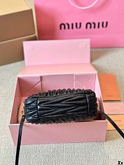 Miu Miu Hobo Mini Crossbody Black Bag 20CM - 3