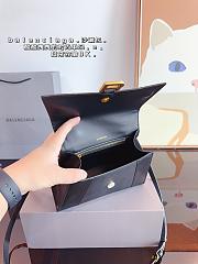 Balenciaga Small Hourglass Gold Leather Size 14x22x10CM - 4