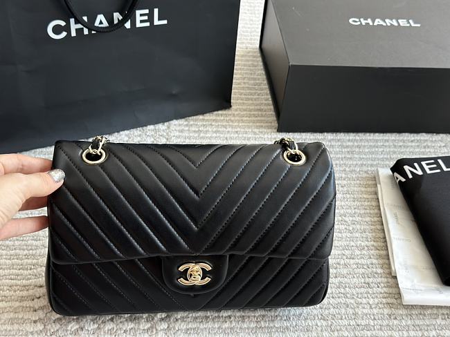 Chanel Medium Classic Flap Double Flap 25CM - 1