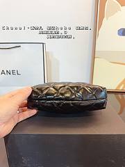 Chanel Classic Oil Waxed Black 20x7x10cm - 6