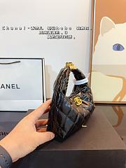 Chanel Classic Oil Waxed Black 20x7x10cm - 5