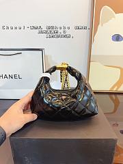 Chanel Classic Oil Waxed Black 20x7x10cm - 2
