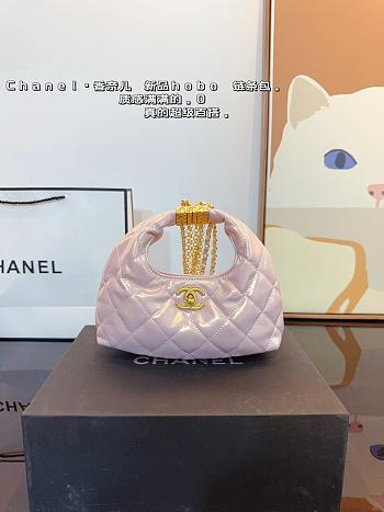 Chanel Classic Oil Waxed Pink 20x7x10cm