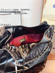 Chanel Coco Cabas Black Patent Size 43x30CM - 3