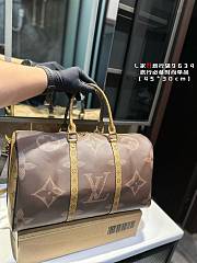 LV Keepall Bandoulière 50 Brown Size 27x20x45cm - 6