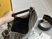 Fendi Graphy Bag Zucca Canvas Brown Size 24x29x10CM - 6