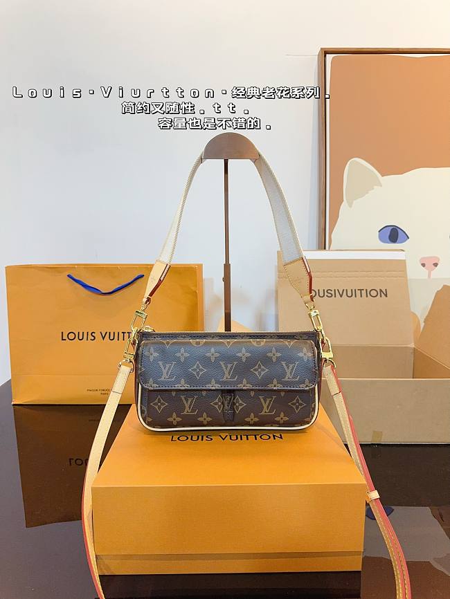 LV  Vivacité Bag Monogram Size 25x15x8cm - 1