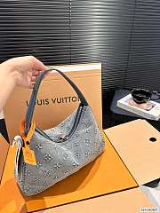 Louis Vuitton Carryall Bag Denim Size 31CM - 4