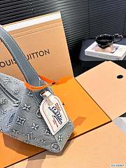 Louis Vuitton Carryall Bag Denim Size 31CM - 3