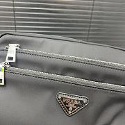 Prada Saffiano Leather Black 23x16x5cm - 2
