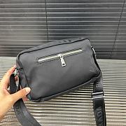 Prada Saffiano Leather Black 23x16x5cm - 3