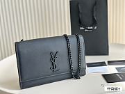 Saint Laurent Black Leather Kate Bag Size 24x5x14cm - 1