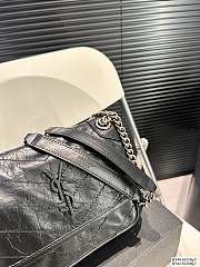 YSL Mediium Niki Shoulder Black Bag 28CM - 2