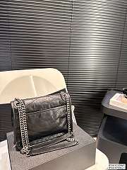 YSL Mediium Niki Shoulder Black Bag 28CM - 6